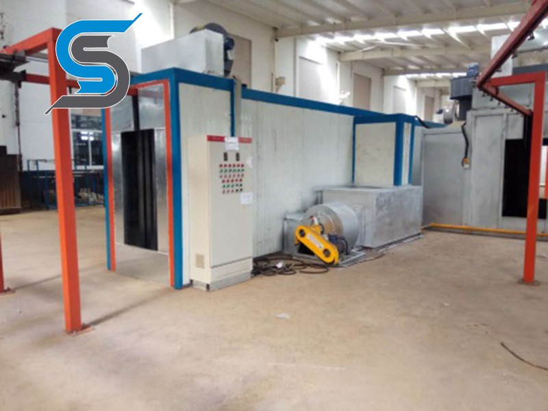 Paint drying and curing oven